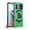 Green, variant on For Nokia C300 Hybrid Magnetic Car Mount with Ring Kickstand Stand Holder Dual Layer Armor Protective [Military Grade] Phone Case Cover by Xpression - Black