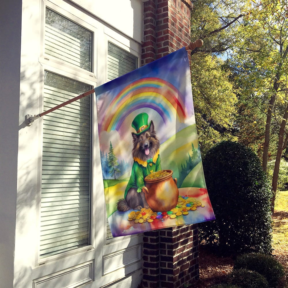 Belgian Tervuren St Patrick's Day House Flag 28 in x 40 in