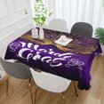 thumbnail image 5 of GZHJMY Mardi Gras Rectangle Tablecloth, Waterproof Stain Wrinkle Resistant Washable Polyester Table Cover for Picnic Dinner Holiday Kitchen Party Decor, 60 x 120 in Home Decor, 5 of 7