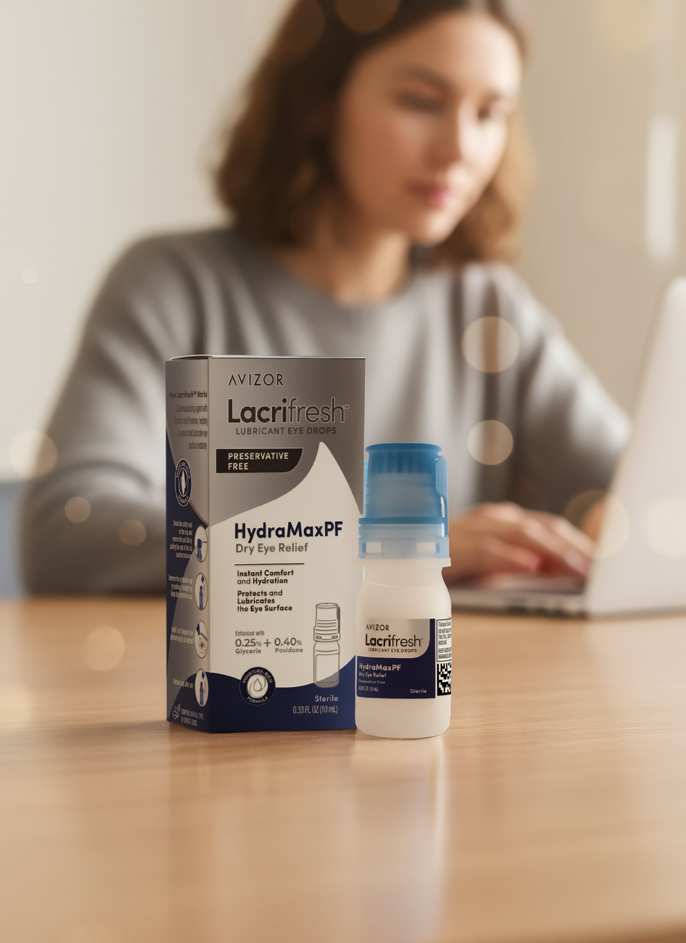 Lacrifresh HydraMax Preservative-Free Lubricant Eye Drops for Dry Eye Relief