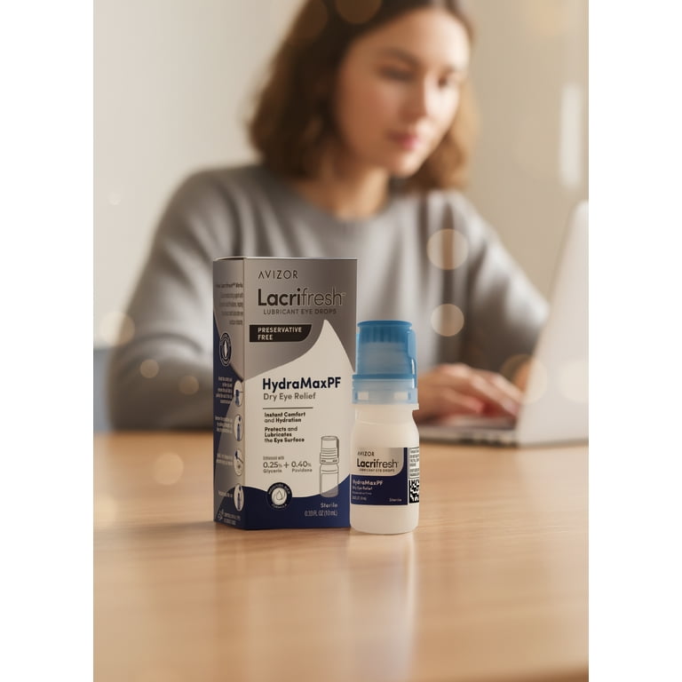 Lacrifresh HydraMax Preservative-Free Lubricant Eye Drops for Dry