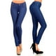 thumbnail image 2 of Jeggings sexys para mujer, aspecto de jean de mezclilla, leggings ajustados elásticos, pantalones ajustados para mujer L, 2 of 2