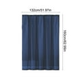 thumbnail image 2 of Simple Black Sheer Curtains 63 Inch Length , Rod Pocket Solid Color Window Sheer Curtain Panels, Elegant Curtains & Drapes for Living Room, Bedroom ( 52" W x 63" L), 2 of 6