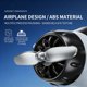 thumbnail image 3 of Adorno para auto X JIAYOSEE con avión giratorio alimentado por energía solar, 3 of 7