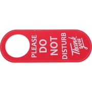 CCOCC Double Sided Do Not Disturb Door Sign, Durable Leather Hotel Doorknob Hanger, Privacy Hanging Board for Home, Office, and Hotel Room
