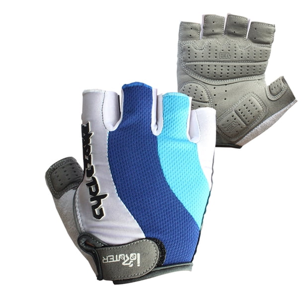 Guantes de medio dedo Gel Bicicleta Ciclismo Corto Bicicleta Ciclismo Montar L JShteea Accesorios para bicicletas