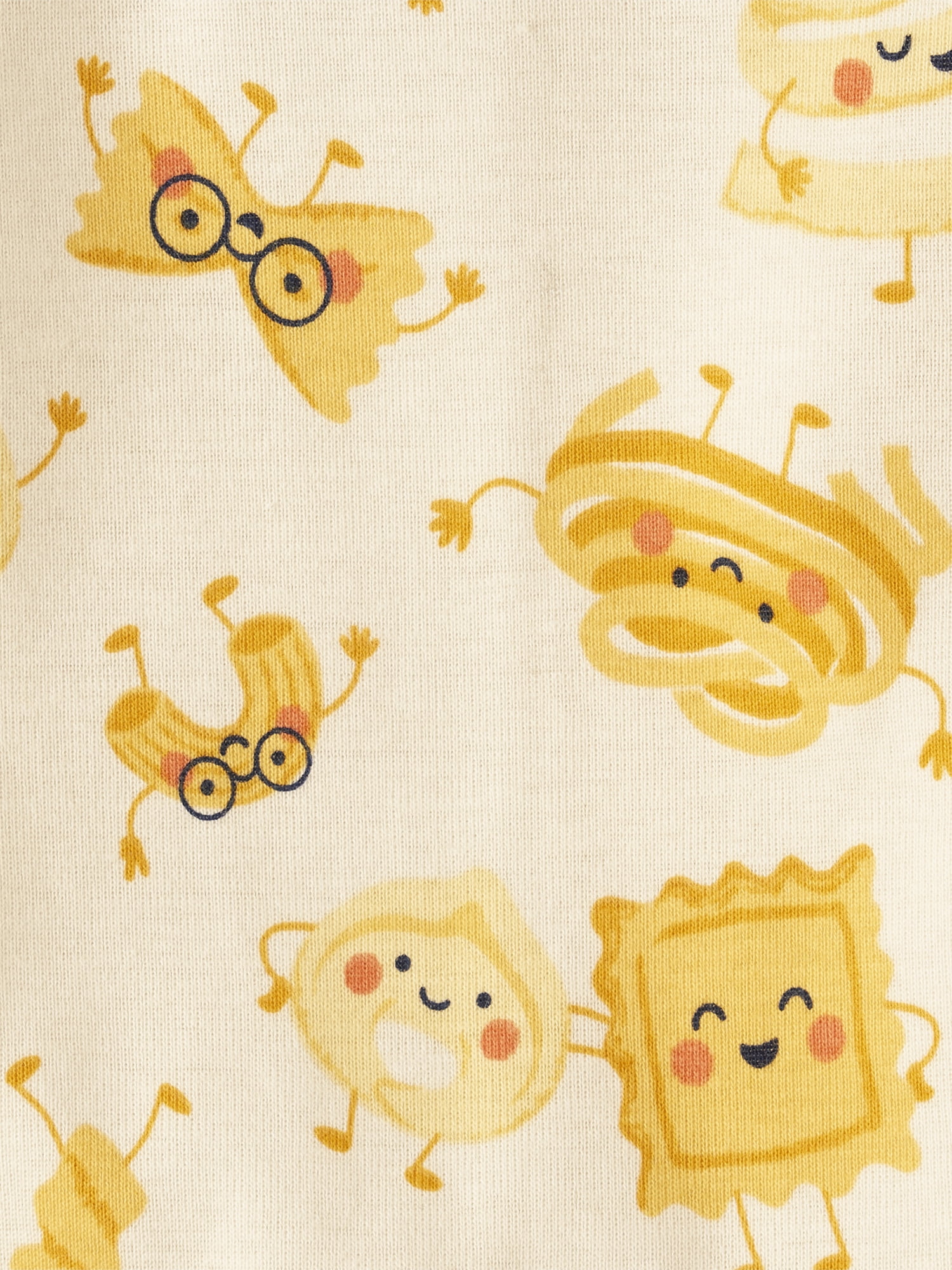 The Children's Place Baby & Toddler Short Sleeve Snug Fit Pasta Cotton PJ, Sizes NB-6T