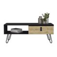 thumbnail image 5 of Coffee Table Magness, Modern -Tone Design, Open Shelf & Drawer Storage, 5 of 7