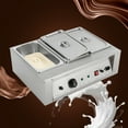 thumbnail image 4 of Miumaeov 300W Electric Commercial Chocolate Tempering Machine 3 Pot Chocolate Melter Food Warmer Stainless Steel, 4 of 15