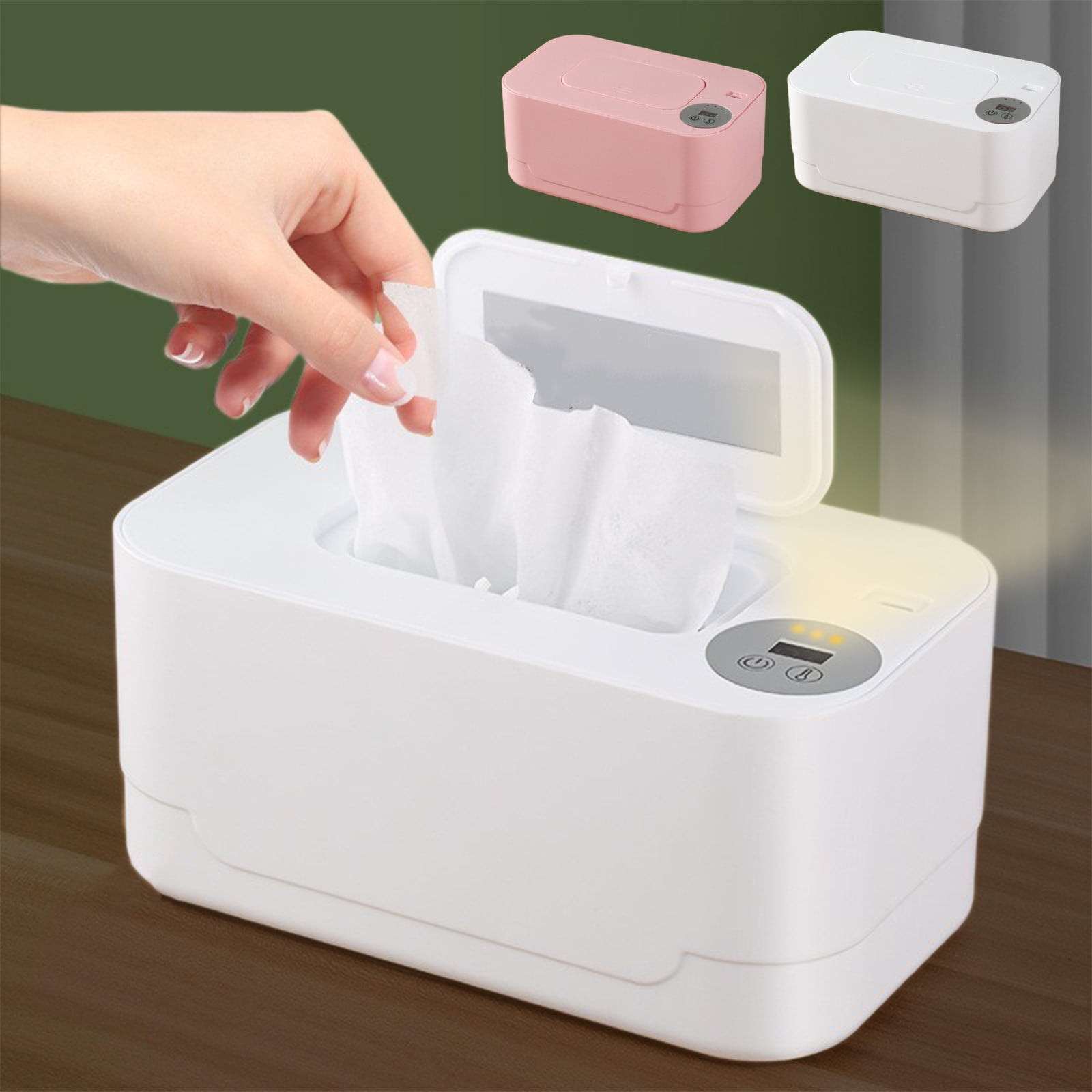 Bwiyojiz Home, Garden & Tools Gadgets Kitchen Dining Wipes warmer Heater Portable Car Out Charging USB Thermostat, Gifts for Yourself, White