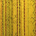 thumbnail image 1 of Ahgly Company Indoor Square Abstract Yellow Modern Area Rugs, 6' Square, 1 of 4
