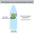 thumbnail image 6 of HELLHERO Elastic Edge Ironing Board Dustproof Cover 3 Fasteners Non-Slip 15x54 Inch Durable Frog Balloon, 6 of 6