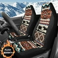 thumbnail image 2 of Uorisanigo Front Car Seat Cover, 2Pcs Car Accessories with Auto Seat Covers Protect Accessories for Men, Ethnic Geometric Aztec Horse Cow Auto Seats Cushions, 2 of 7