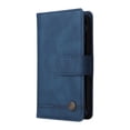 thumbnail image 5 of Case for Samsung Galaxy A22 5G Cover Zipper Pocket Wallet Case Magnetic Protective - Blue, 5 of 5