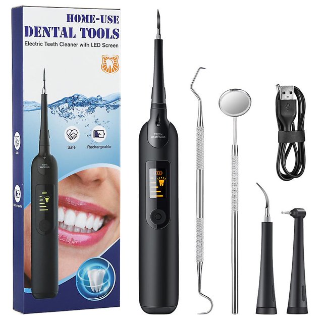 Kits dentales, escalador de dientes doméstico, herramienta de cuidado dental eléctrica portátil, instrumento de belleza dental oso de fresa Electrónica