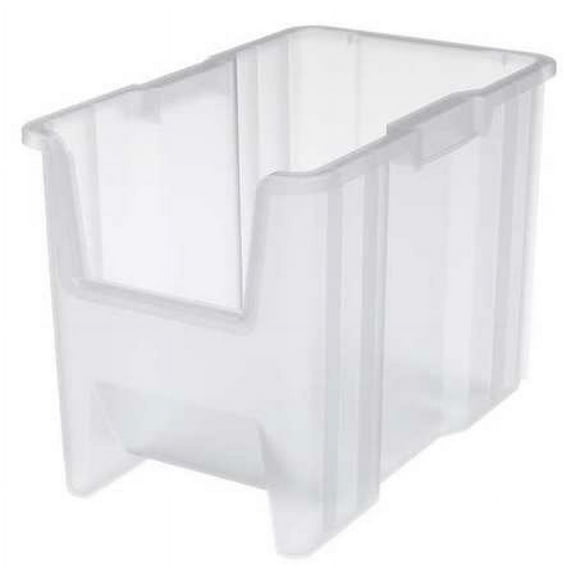 AKRO-MILS 13014SCLAR Clear Stacking Container 17 1/2 in x 10 7/8 in x 12 1/2 in H, 1 PK