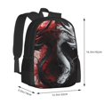 thumbnail image 2 of Daiia Cool Black And White Dragon Backpack for Men and Women -Durable Backpack Large Capacity, Water-Resistant Bag with Adjustable Straps and Laptop Compartment, 2 of 7
