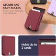 thumbnail image 3 of Compatible Wallet Case for Samsung Galaxy Z Flip 5 5G Case with Card Slot,Full Body Shockproof Cover with Screen Protector Phone Case for Samsung Z Flip 5 Wallet Case with Hinge Protection Wine, 3 of 14