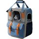 thumbnail image 1 of Veeki Pet Carrier Backpack, Cat & Puppy Backpack Harness For Outdoor Hiking Travel With Ventilated Mesh Strap Tether With High Quality Oxford Cloth Le, 1 of 4