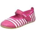 thumbnail image 2 of Girls Ballerina Stripes Anti-slip Rubber soles Slippers, 2 of 8