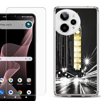 Phone Case for Cricket Icon Plus 2026, with Screen Protector, by OneToughShield - London Night