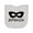 AC-Heather Grey, variant on Inktastic Sidekick Kids Superhero Mask Newborn Bib