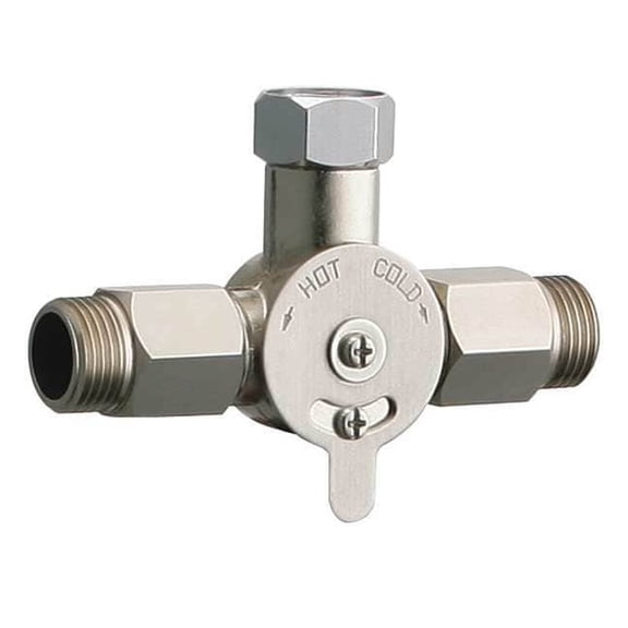 Chicago Faucet Mechanical Mixer, Brass 242.165.AB.1