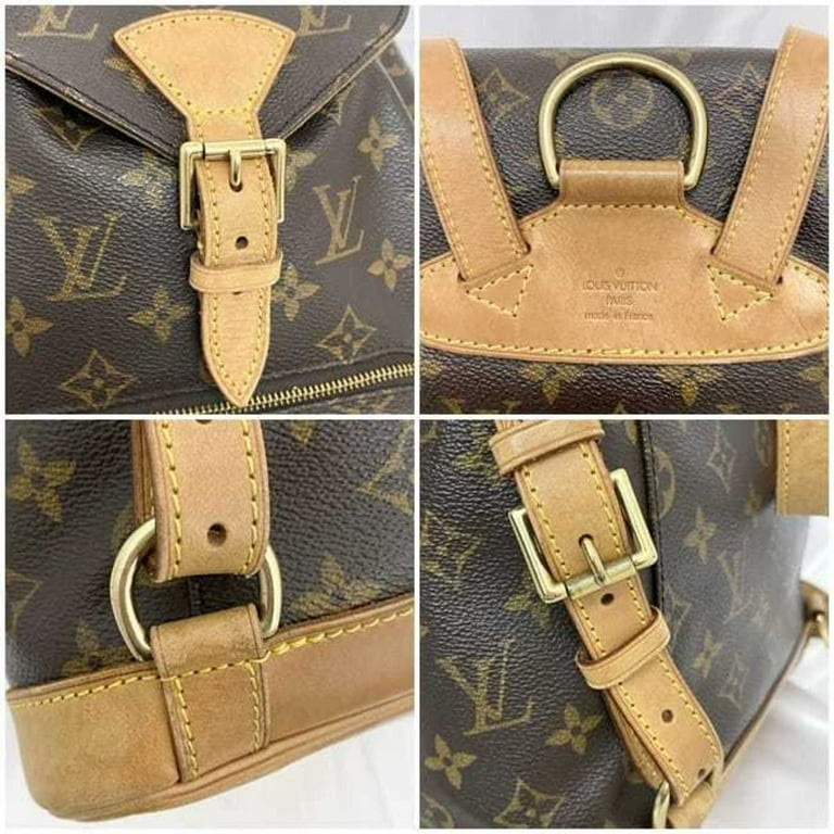 Pre-Owned Louis Vuitton Backpack Montsouris MM Brown Monogram 