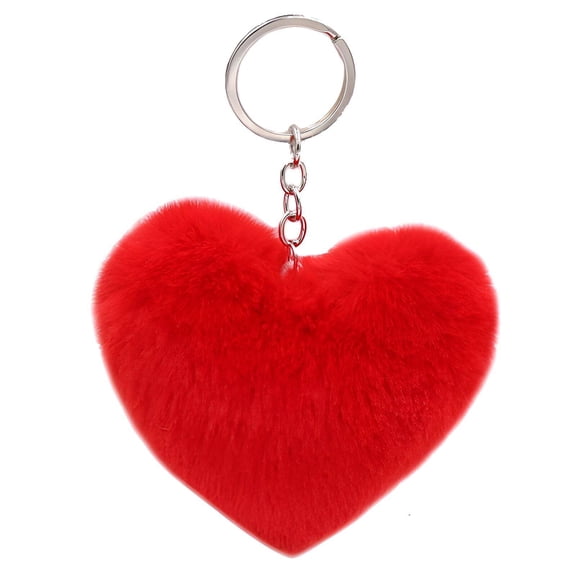 DESIGNICE 2026 New Plush Keychain Valentine’S Heart Funny Keychain Romantic Shape Heart Keychains Red Style1 for Valentine'S Day Gifts Anniversaries Handbags Keyrings Personalized Keepsakes