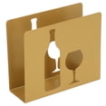 thumbnail image 3 of 2 Pcs Porte-Serviettes en Acier Inoxydable Autoportant Cuisine Restaurant Porte-Serviettes en Papier Décor pour Table Verre à Vin Rouge, 3 of 14