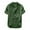 Green, variant on TSADFHJI Dress Shirts for Men Cotton Fall Shirts Solid Baggy Linen Color Tops Men's Blouse Cotton T Short Sleeve Retro Men's Blouse M Navy