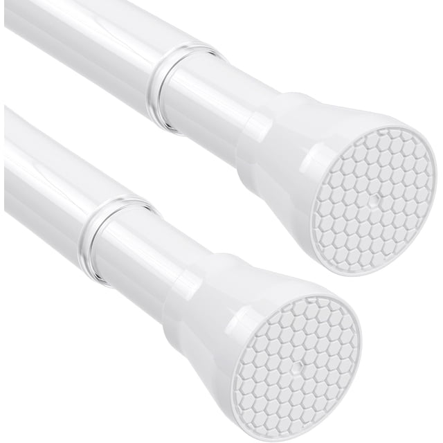 Tringle à Rideau à Tension en Tringle à Rideau Réglable Sans Perçage Tringle de Douche Extensible Tringle à Ressort Tringle à Tension à Pression Tringle à Rideau à Tension Tringle à Rideau à Ressort pour Fenêtre de Salle de Bain