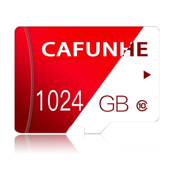 Tarjeta microSD 1024GB, SDXC, alta velocidad, para cámara, teléfono, computadora, drone y Android. Incluye adaptador.