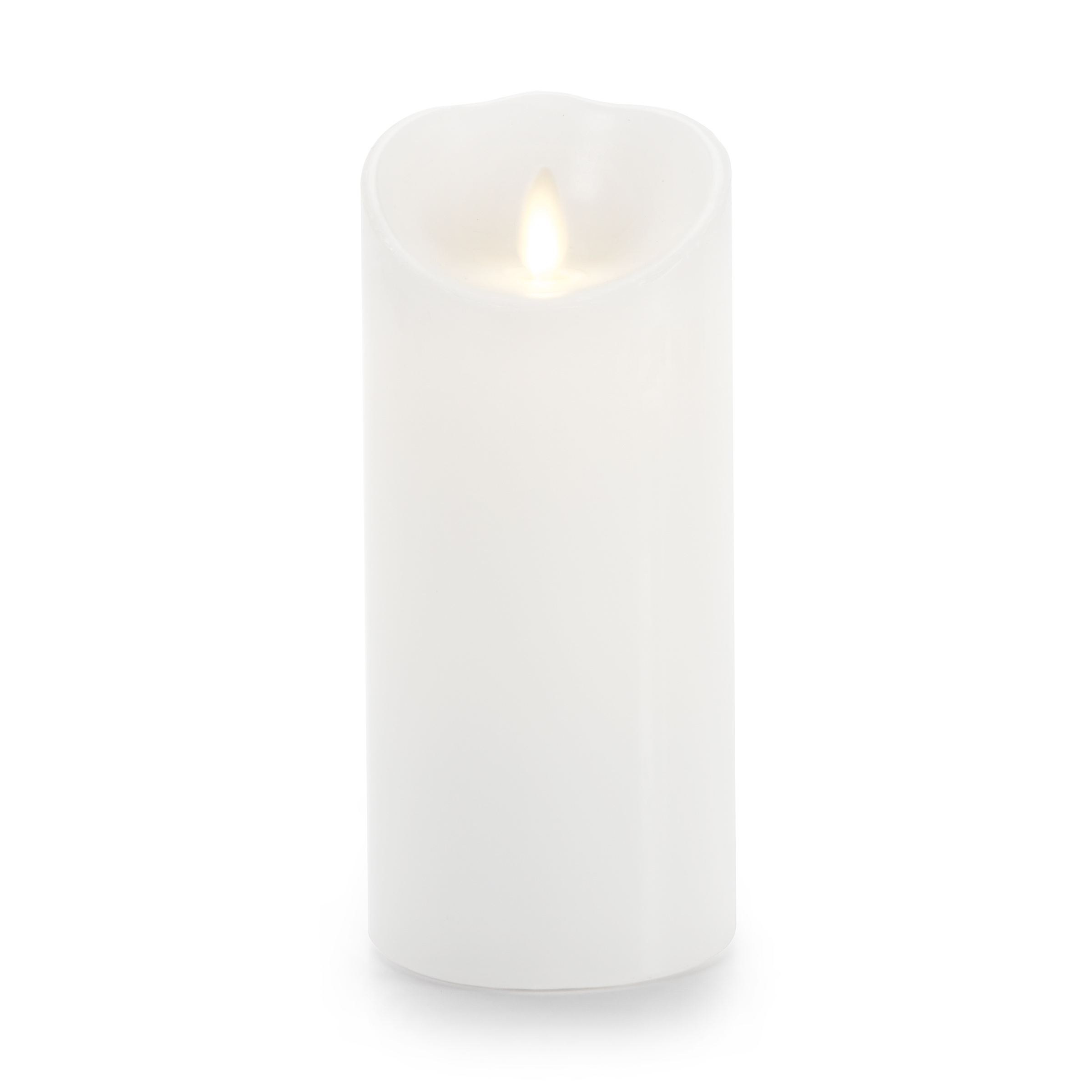 Luminara Flameless Candle White Wax Unscented Pillar 6 inches