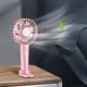 thumbnail image 3 of Mini ventilador portátil de mano con carga USB Ventiladores potentes de refrigeración por aire (rosa), 3 of 6