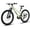 GREEN, variant on AIVA 24 Inch Mountain Bike, Aluminum Alloy Frame 7-Speed Mechanical Disc Bicycle for Teens