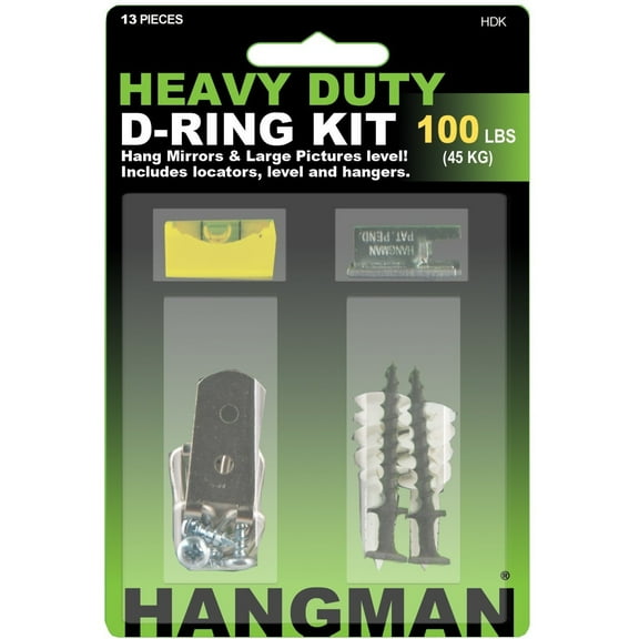 Hangman® 13-piece Heavy-duty D-ring Picture-hanging Kit