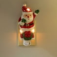 thumbnail image 3 of Ganz MX184795 Santa in Chimney with Cut-Out Stars Night-Light, 7-inch Height, Ceramic and Plastic, 3 of 3