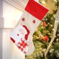 thumbnail image 3 of Bangcool Christmas Stocking Patterned Cartoon Large Tree Hanging Stocking Cuff Stocking, 3 of 10