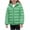 Green, variant on Lutiedan Hooded Puffer Jacket for Girls Boys Lightweight Packable Windproof Outerwear Kids Zip up Warm Winter Coat Size 4-14,Purple