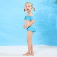 thumbnail image 7 of KAWELL Little Girls Two-Piece Summer Swimwear Role Play Bikini Swim Suit Toddler Tankini Red 3-10 Years, 7 of 7