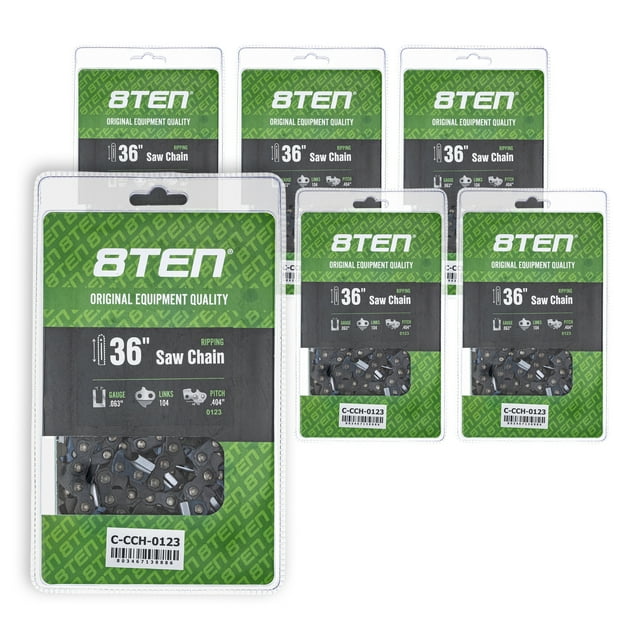 Chaîne de Tronçonneuse Déchirable 36 Pouces.063.404 104DL pour Stihl 070 090 MS880 Lot de 6 810-CCC2345H