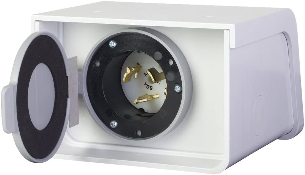 Reliance Controls PB-30 Amp Power Inlet Box 125/250 volt 