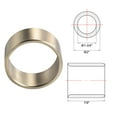 thumbnail image 3 of Uxcell 1-3/4" x 2" x 7/8" Sleeve Bearings Wrapped Oilless Bushings Cast Brass, 3 of 5