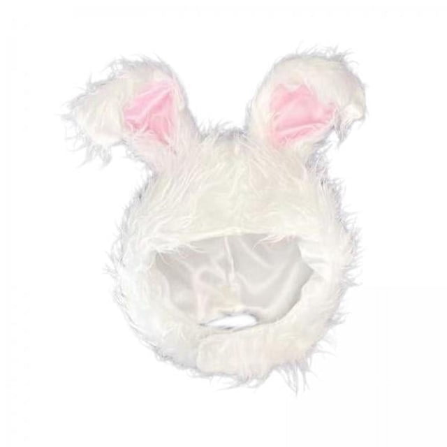 Gorro con orejas de conejo,Sombrero con orejas de conejo Gorros de conejo de peluche Calentador de cabeza Suave,Sombrero de de Pascua Disfraz de orejas de conejo lindo