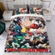 thumbnail image 4 of One-Punch Man Conjunto de sábanas temático, trío de piezas, cómodo y amigable con la piel, diseño único, regalo de decoración para el hogar para familiares, amigos y fans,173cm *218cm, 4 of 6