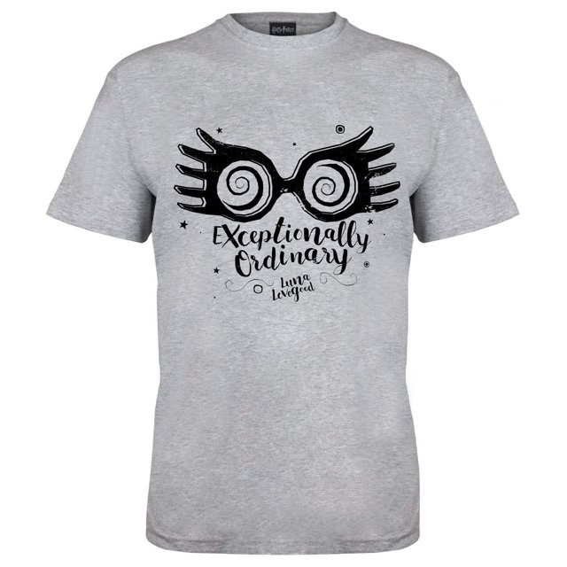 Harry Potter - Camiseta Exceptionally Ordinary Hombres (Gris Jaspeado)