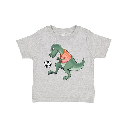 

Inktastic Soccer Dinosaur Gift Toddler Boy or Toddler Girl T-Shirt