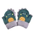 thumbnail image 2 of Hwkond Warm Gloves for Girls Toddler Children Boys Girls Winter Knitted Gloves Children Dinosaur Gloves Children Thickened Warm Gloves on Clearance, 2 of 3