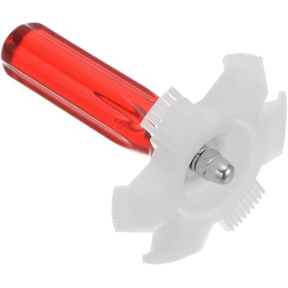 Qucyy Air Conditioner Fin Comb, AC Coil Cleaner Fin Straightener Brush Condenser Coil Radiator Repair Tool for AC Unit Refrigerator Evaporator, Red Red